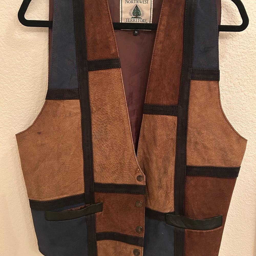 Vintage Genuine Leather Vest
